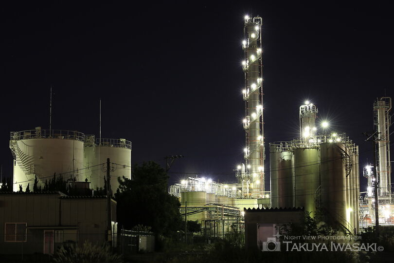 徳山海上保安部前の工場夜景夜景スポット写真（6）