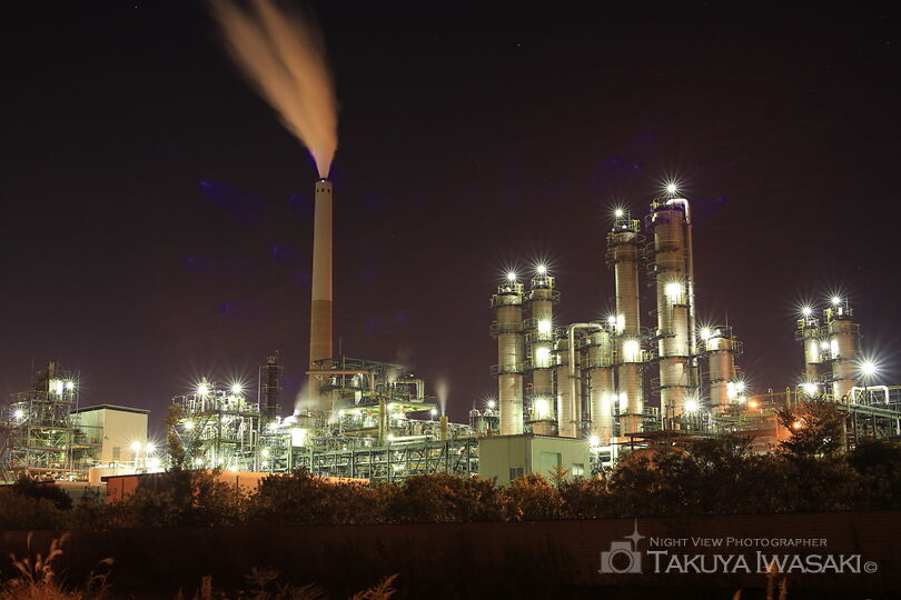 晴海町の工場夜景夜景スポット写真（1）