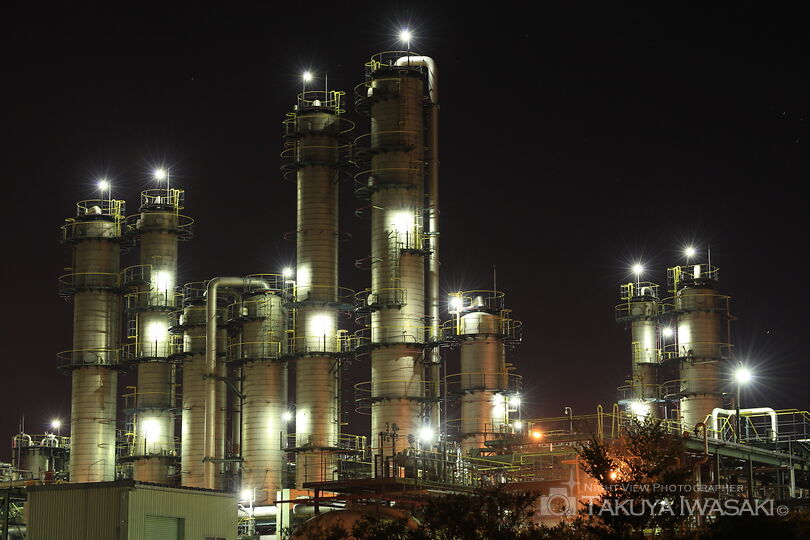晴海町の工場夜景夜景スポット写真（2）