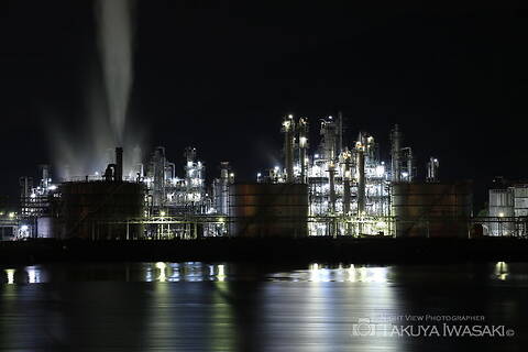 晴海臨海公園の工場夜景夜景スポット写真（4）class=