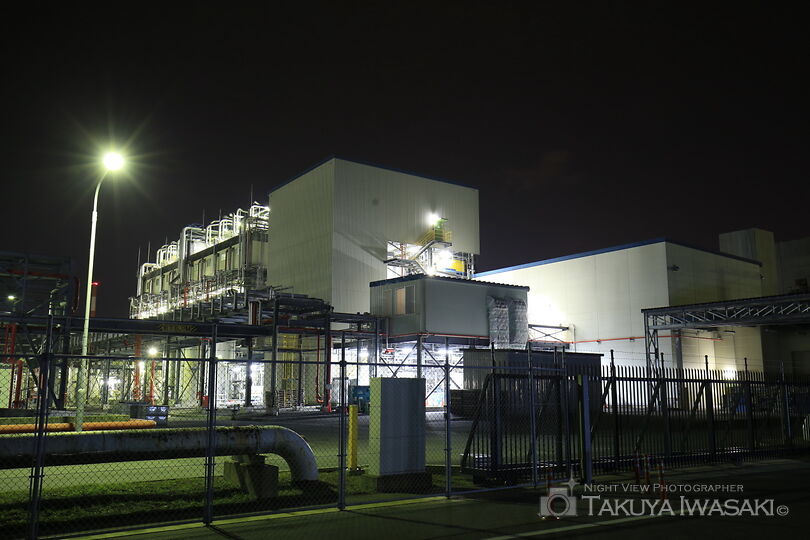 日本通運・大竹支店付近の工場夜景夜景スポット写真（2）