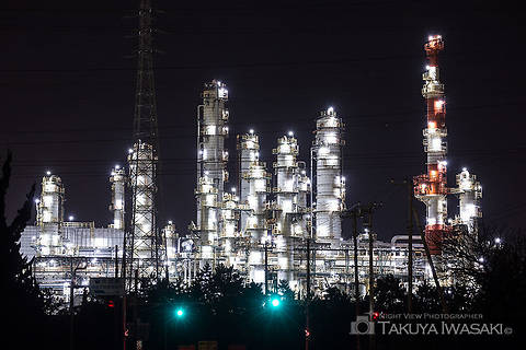 県道117号線の工場夜景夜景スポット写真（1）class=