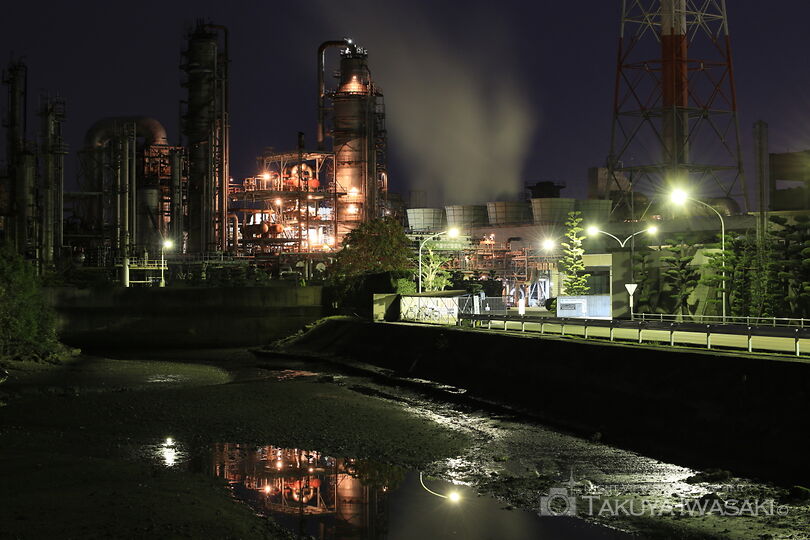 藤白の工場夜景夜景スポット写真（1）