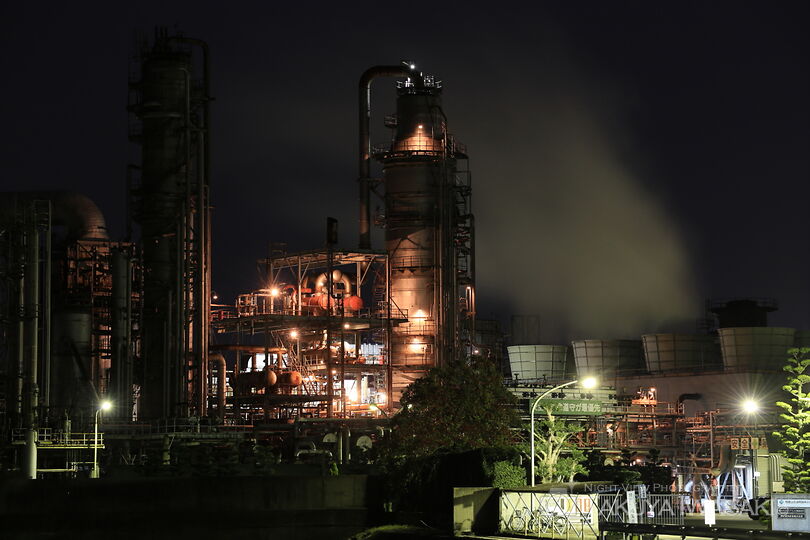 藤白の工場夜景夜景スポット写真（2）