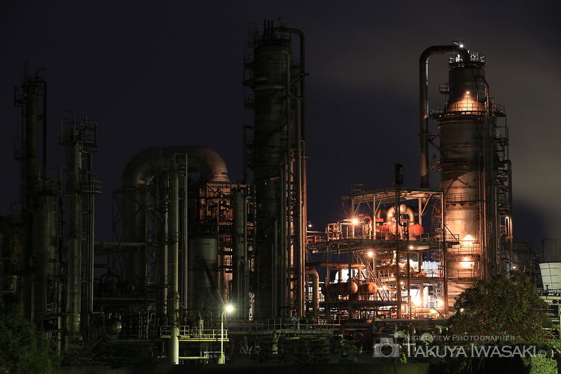 藤白の工場夜景夜景スポット写真（3）