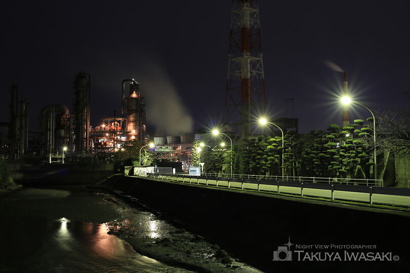 藤白の工場夜景夜景スポット写真（4）