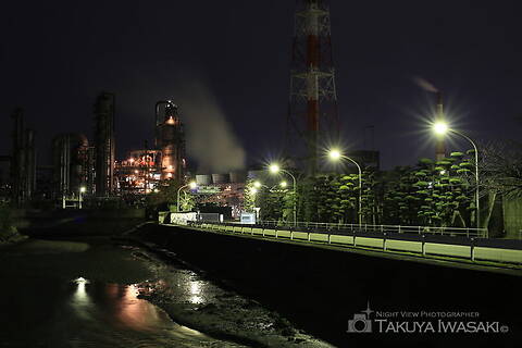 藤白の工場夜景夜景スポット写真（4）class=