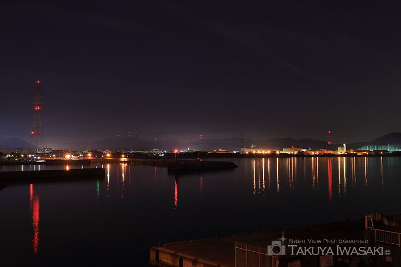 灘浜大橋の工場夜景夜景スポット写真（3）