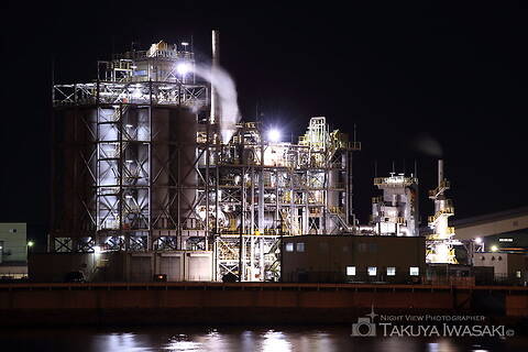 広畑区富士町の工場夜景夜景スポット写真（3）class=