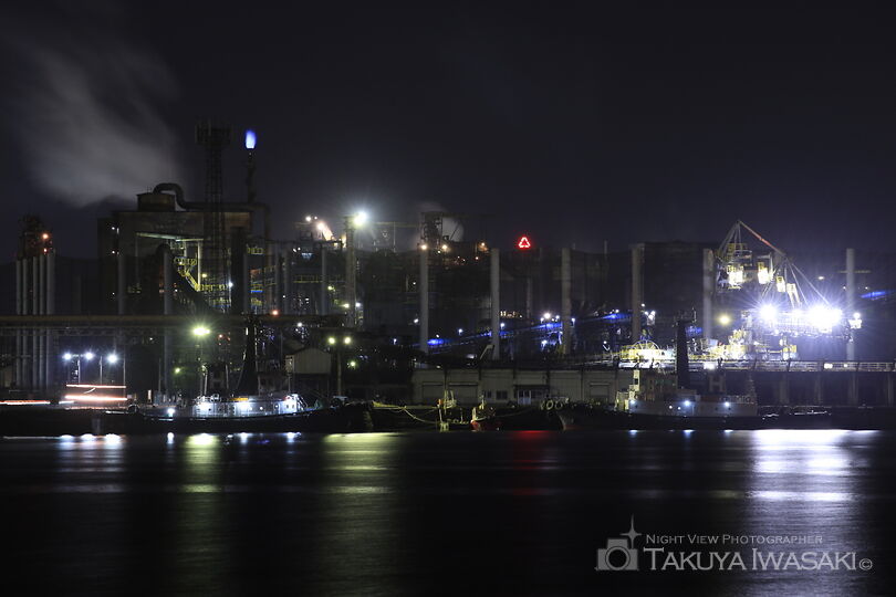 広畑緑地の工場夜景夜景スポット写真（5）