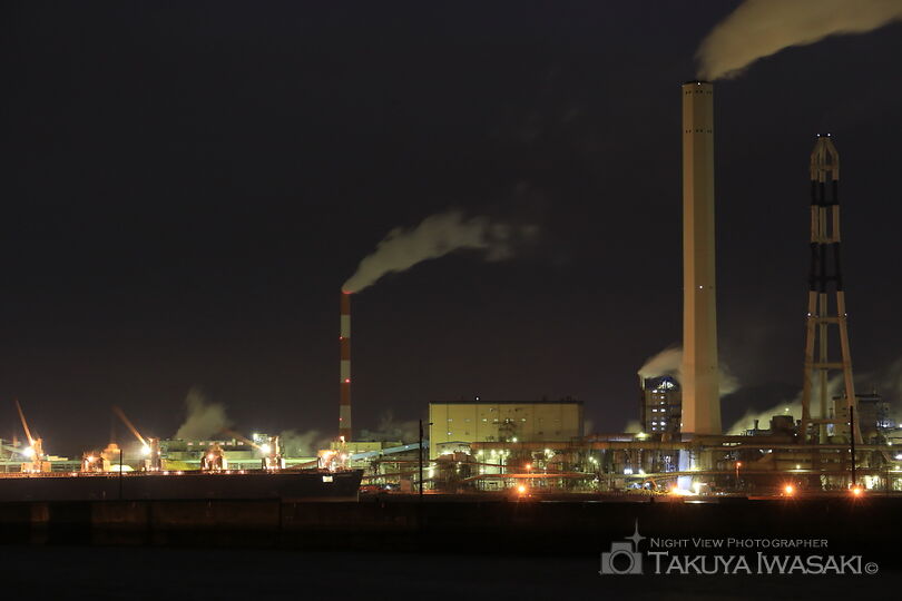三島中央1丁目の工場夜景夜景スポット写真（3）