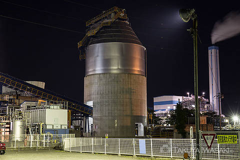 興亜工業前の工場夜景夜景スポット写真（4）class=