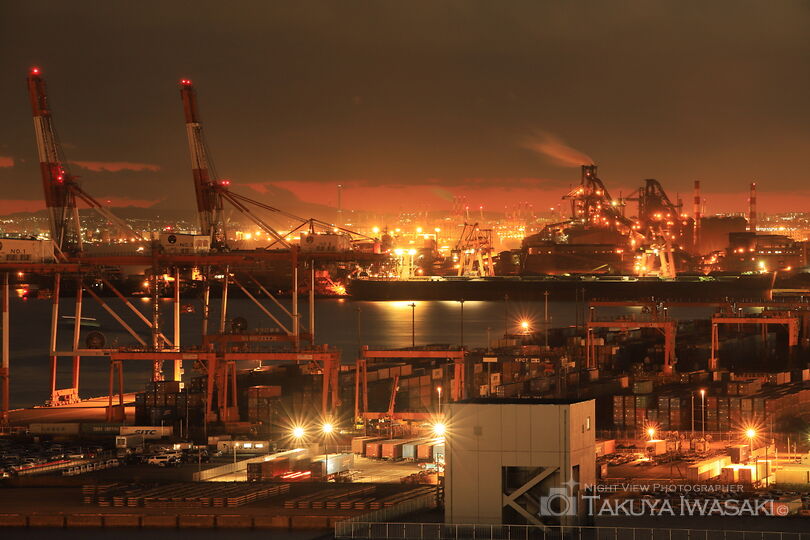川崎マリエンの工場夜景夜景スポット写真（2）