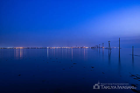 江川海岸の工場夜景夜景スポット写真（1）class=