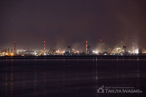 江川海岸の工場夜景夜景スポット写真（4）class=
