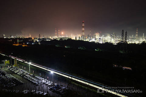 笠上山の工場夜景夜景スポット写真（5）class=