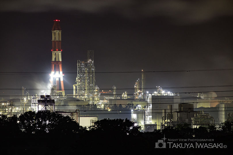 代宿北公園の工場夜景夜景スポット写真（2）