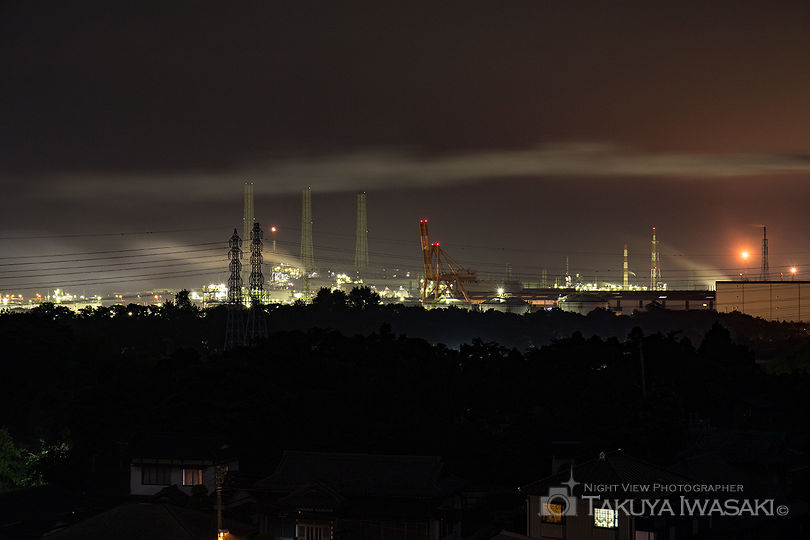 代宿北公園の工場夜景夜景スポット写真（3）