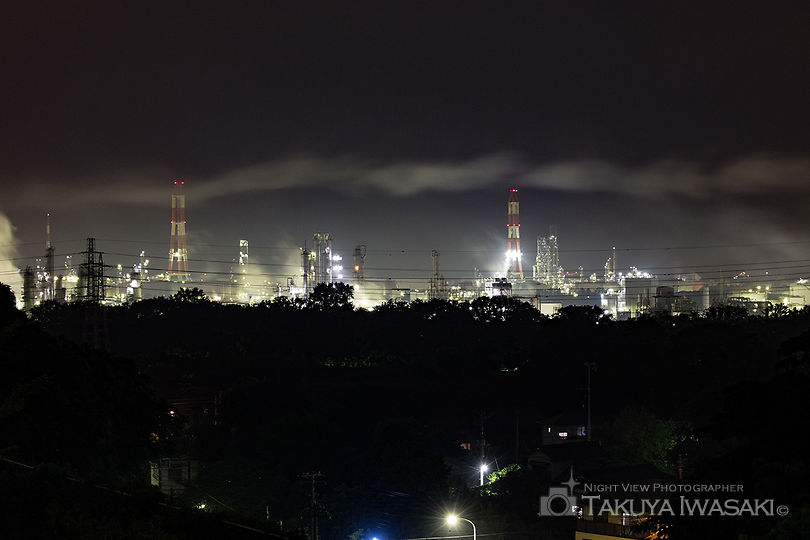 代宿北公園の工場夜景夜景スポット写真（4）