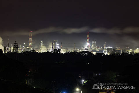 代宿北公園の工場夜景夜景スポット写真（4）class=