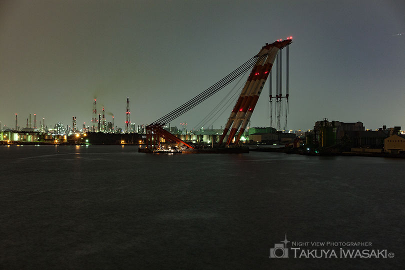 泉大津大橋の工場夜景夜景スポット写真（3）