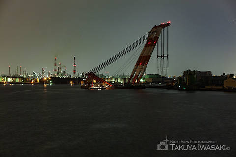 泉大津大橋の工場夜景夜景スポット写真（3）class=