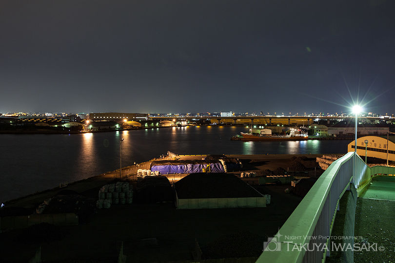 泉大津大橋の工場夜景夜景スポット写真（4）