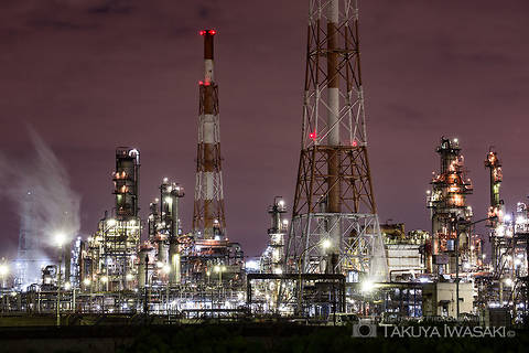 築港新町の工場夜景夜景スポット写真（1）class=