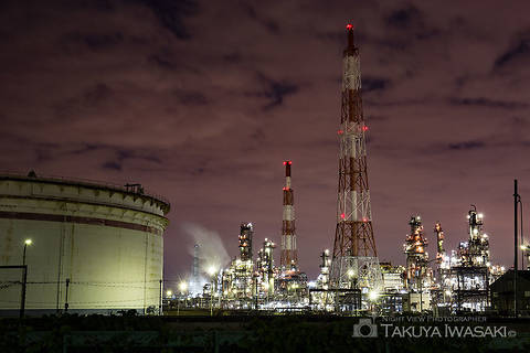 築港新町の工場夜景夜景スポット写真（2）class=