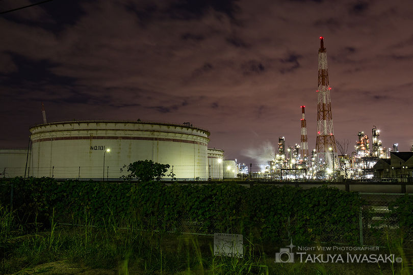 築港新町の工場夜景夜景スポット写真（3）