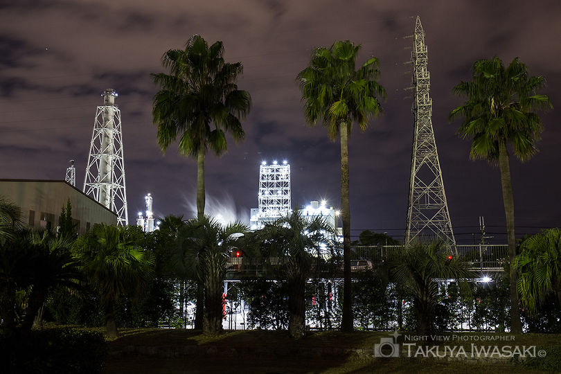 築港新町はまはこべ公園の工場夜景夜景スポット写真（3）