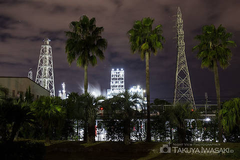 築港新町はまはこべ公園の工場夜景夜景スポット写真（3）class=