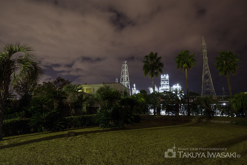 築港新町はまはこべ公園の工場夜景夜景スポット写真（4）