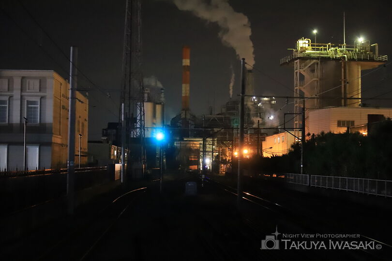 岳南原田駅の工場夜景夜景スポット写真（2）