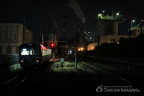 岳南原田駅の工場夜景夜景スポット写真（3）class=