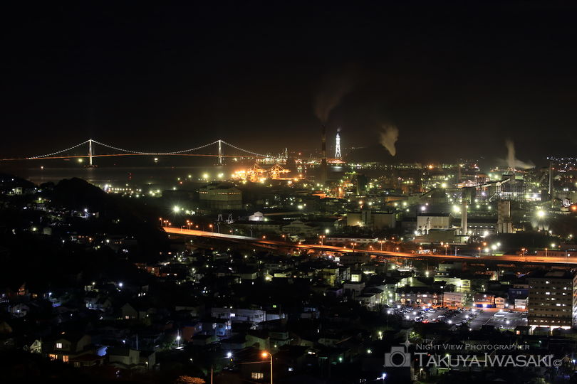 イタンキの丘の工場夜景夜景スポット写真（1）