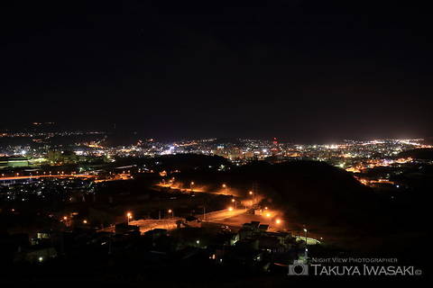 イタンキの丘の工場夜景夜景スポット写真（2）class=