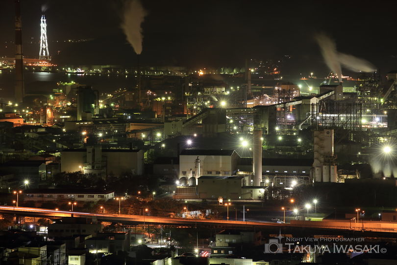 イタンキの丘の工場夜景夜景スポット写真（3）