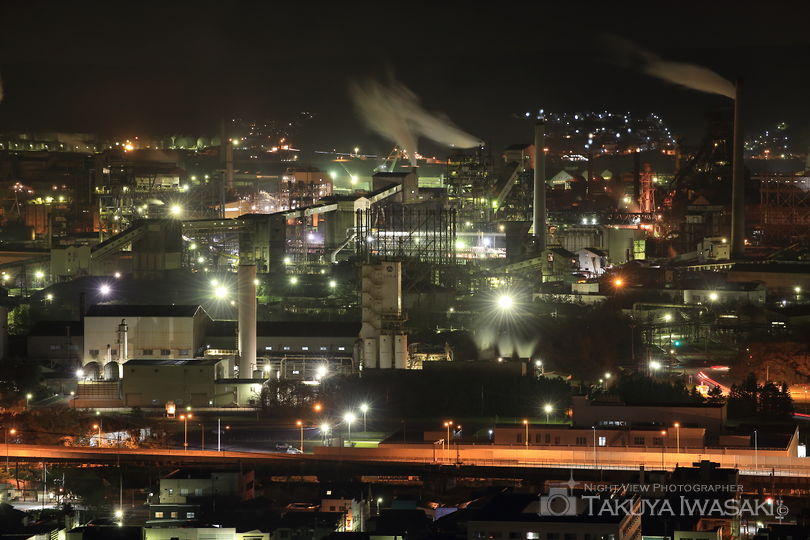 イタンキの丘の工場夜景夜景スポット写真（4）