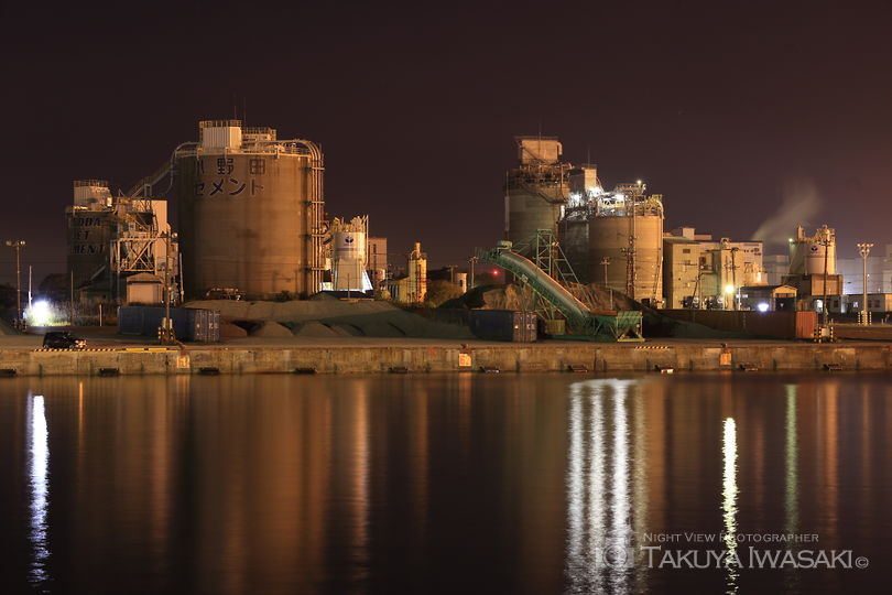 キラキラ公園の工場夜景夜景スポット写真（1）