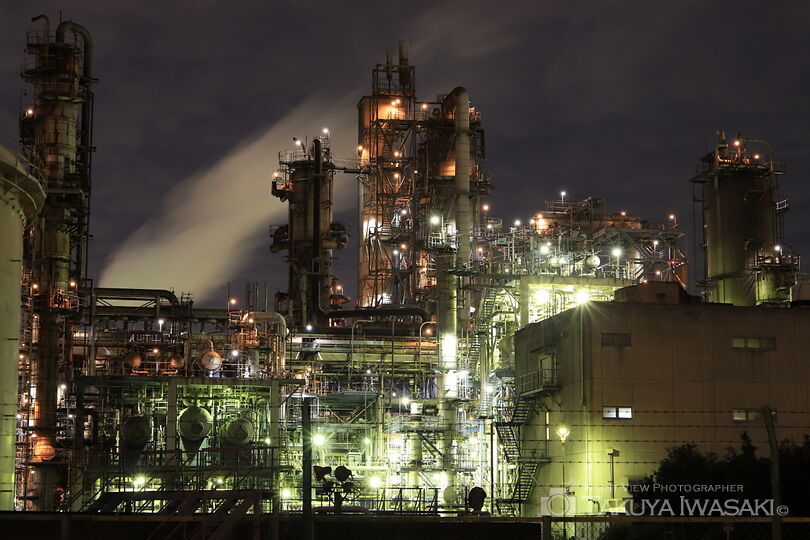 水江町の工場夜景夜景スポット写真（1）