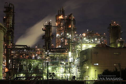 水江町の工場夜景夜景スポット写真（1）class=