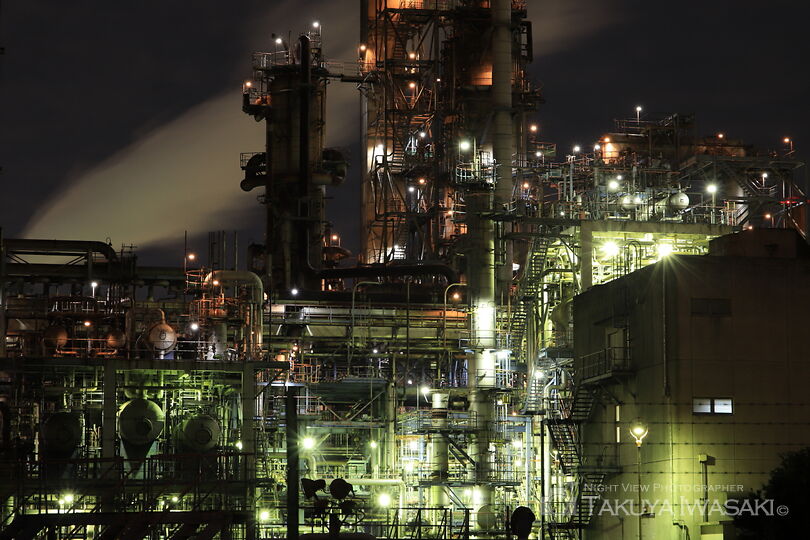水江町の工場夜景夜景スポット写真（2）
