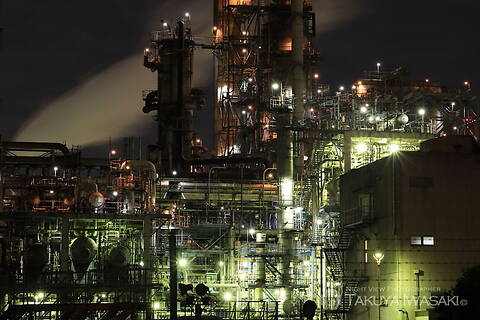 水江町の工場夜景夜景スポット写真（2）class=