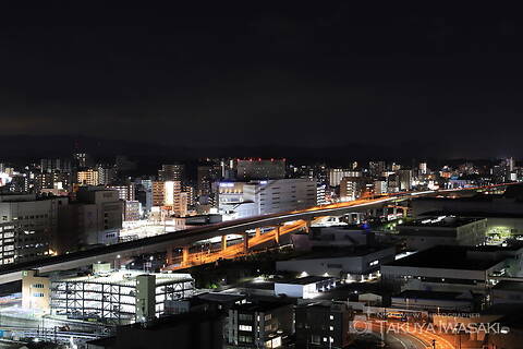 黒崎城跡の工場夜景夜景スポット写真（4）class=