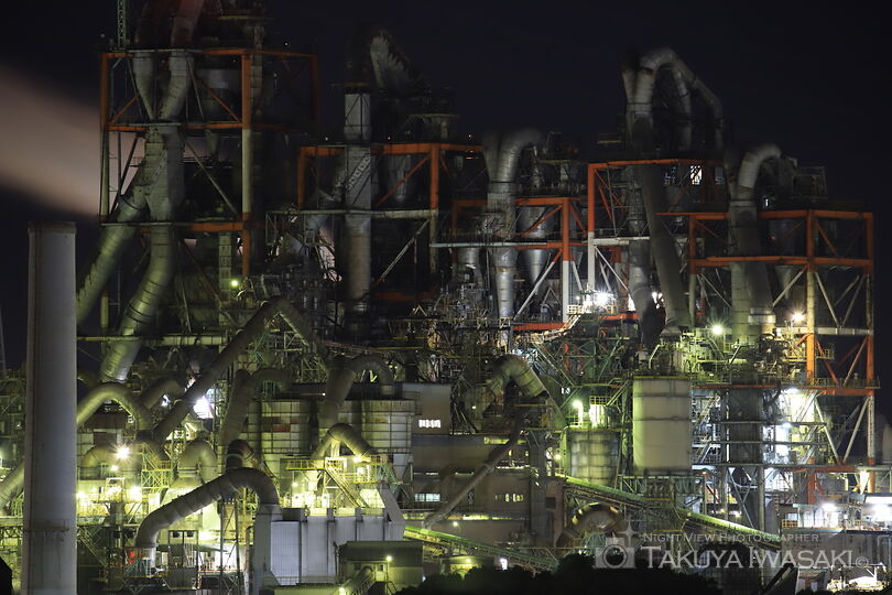 向山公園の工場夜景夜景スポット写真（2）
