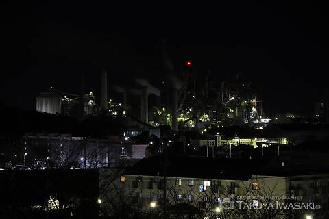 向山公園の工場夜景夜景スポット写真（4）class=