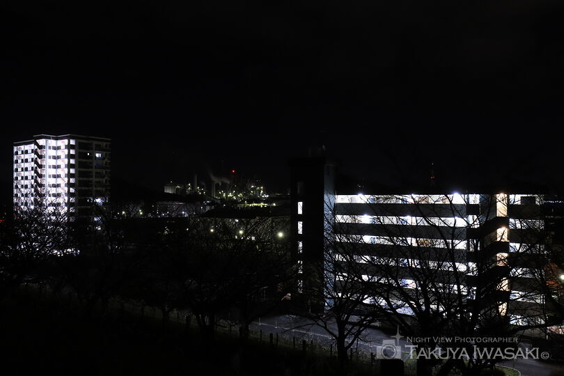 向山公園の工場夜景夜景スポット写真（5）