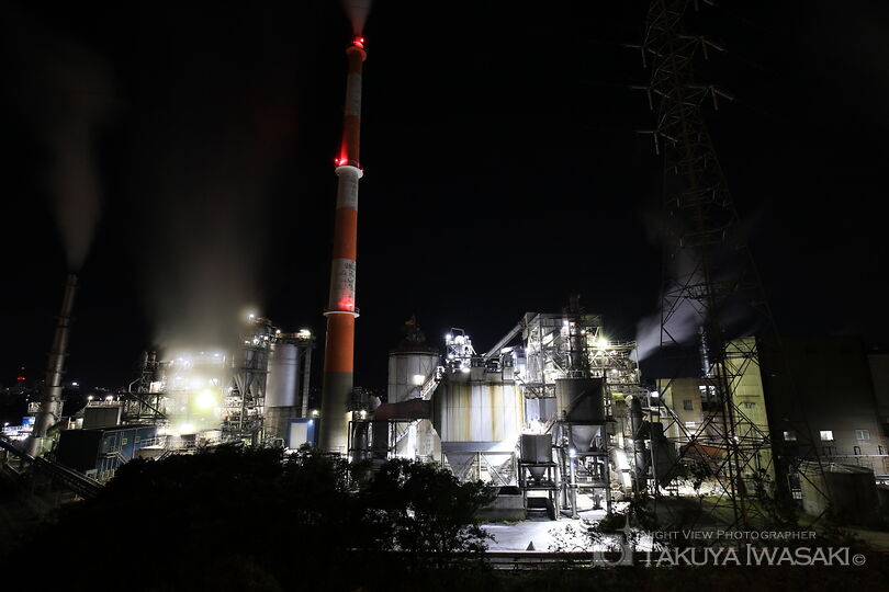 港大橋の工場夜景夜景スポット写真（1）