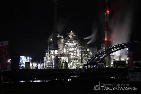 港大橋の工場夜景夜景スポット写真（5）class=